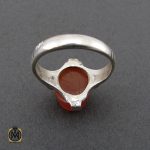 انگشتر عقیق یمن با حکاکی شرف الشمس مردانه – کد 10780 - تصویر 3