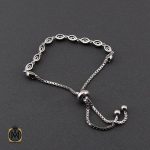 3 دستبند زمرد طرح سوگند زنانه -کد 1097 - تصویر 3