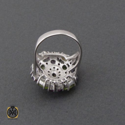 انگشتر زبرجد تورمالین توپاز آمتیست سیترین