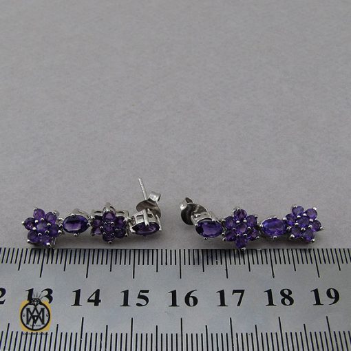 گوشواره آمتیست زنانه