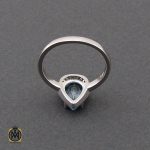 انگشتر توپاز زنانه نقره