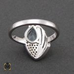 انگشتر توپاز زنانه نقره