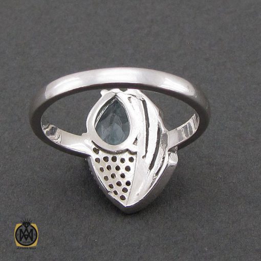 انگشتر توپاز زنانه نقره