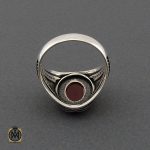 انگشتر عقیق قرمز مردانه