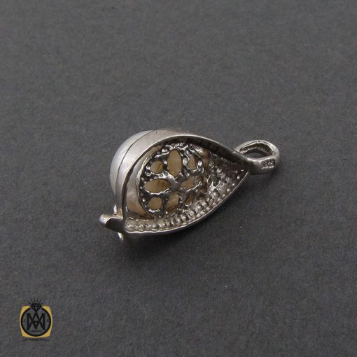 مدال زنانه مروارید نقره