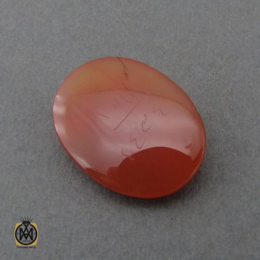 نگین عقیق یمن با حکاکی سروده ای از سعدی استاد طاها - کد 9083 - تصویر 3