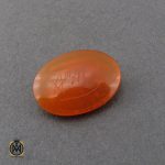 3 نگین عقیق یمن با حکاکی ذکر صلوات و شرف الشمس استاد احمد - کد 9084 - تصویر 3