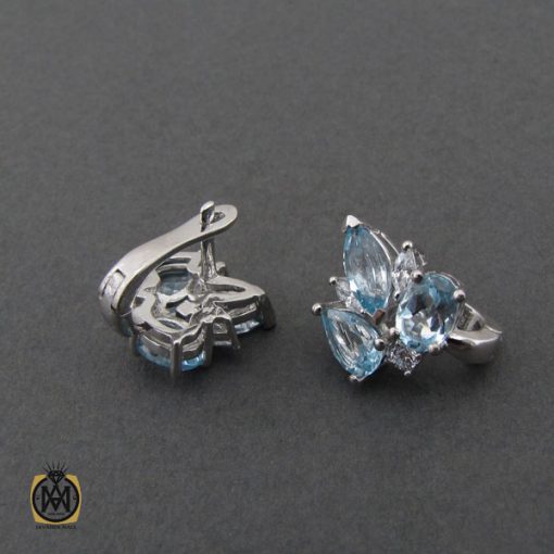 سرویس توپاز آبی طرح بهارین زنانه -کد 7230 - تصویر 3