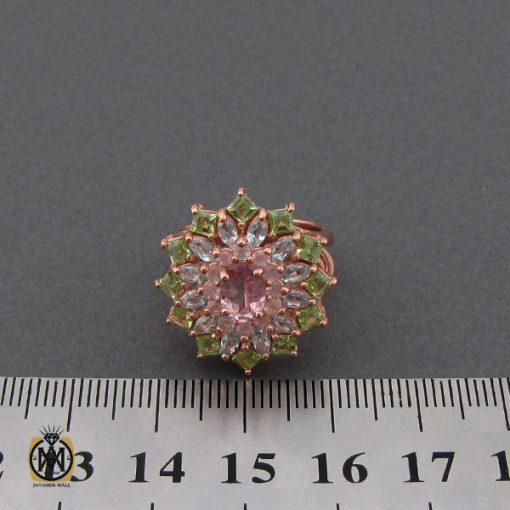 انگشتر زبرجد توپاز تورمالین