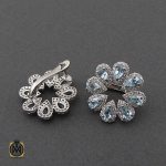 گوشواره-توپاز-زنانه-نقره گوشواره توپاز زنانه