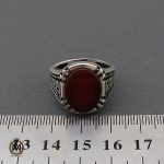 انگشتر عقیق قرمز مردانه