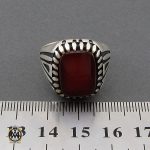 انگشتر عقیق قرمز مردانه
