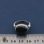 4 انگشتر حدید صینی با حکاکی هفت جلاله مردانه دست ساز - کد 10692 - تصویر 4