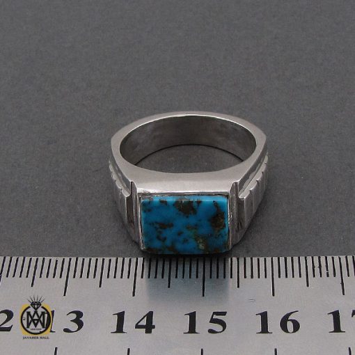 انگشتر نیشابوری خوش طبع و مرغوب مردانه هنر دست استاد شرفیان - کد 10751 - تصویر 4