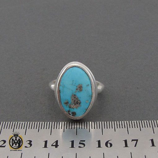 انگشتر نیشابوری خوش رنگ مردانه دست ساز – کد 10754 - تصویر 4