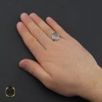 5 انگشتر در نجف با حکاکی الله و چهارده معصوم مردانه دست ساز – کد 10783 - تصویر 5