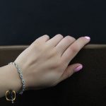 5 دستبند زمرد طرح سوگند زنانه -کد 1097 - تصویر 5