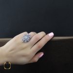 5 انگشتر توپاز، آمتیست و تانزانایت طرح هستی زنانه – کد 2293 - تصویر 5
