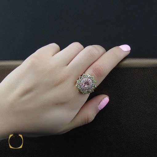 انگشتر زبرجد توپاز تورمالین