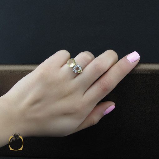 انگشتر-سیترین-زنانه انگشتر سیترین زنانه