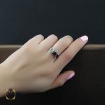 انگشتر-سیترین-کوارتز-گارنت-زنانه انگشتر سیترین کوارتز گارنت زنانه