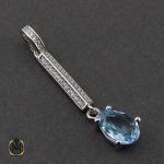 مدال توپاز زنانه نقره