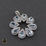 مدال-توپاز-زنانه-نقره مدال توپاز زنانه نقره