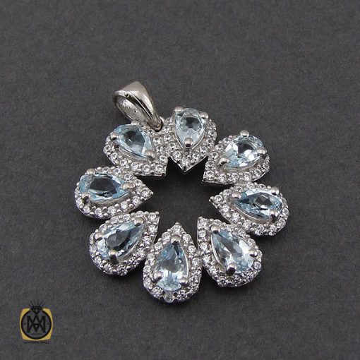 مدال-توپاز-زنانه-نقره مدال توپاز زنانه نقره