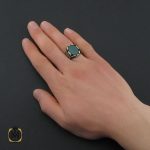 انگشتر-عقیق-سبز-مردانه انگشتر عقیق سبز مردانه