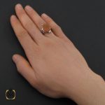 انگشتر عقیق یمن با حکاکی یا دائم اللطف مردانه - کد 10703 - تصویر 5