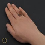 انگشتر عقیق یمن با حکاکی یا علی یا امیرالمومنین مردانه - کد 10720 - تصویر 5