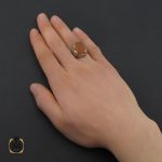 انگشتر عقیق یمن با حکاکی شرف الشمس و وما توفیقی الا بالله مردانه - کد 10739 - تصویر 5
