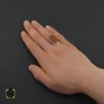 انگشتر عقیق یمن با حکاکی شرف الشمس و یا عقیله العرب مردانه - کد 10745 - تصویر 5