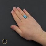 5 انگشتر نیشابوری خوش طبع و مرغوب مردانه – کد 10755 - تصویر 5