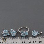 6 سرویس توپاز آبی طرح بهارین زنانه -کد 7230 - تصویر 6