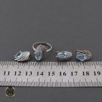 سرویس توپاز زنانه نقره