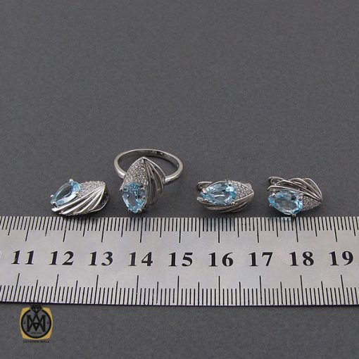 سرویس توپاز زنانه نقره