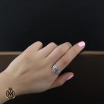 انگشتر-توپاز-زنانه-نقره انگشتر توپاز زنانه نقره