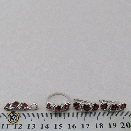 سرویس گارنت زنانه نقره