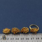 سرویس سیترین طرح پانیذ زنانه -کد 7232 - تصویر 7