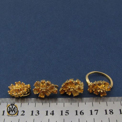 سرویس سیترین طرح پانیذ زنانه -کد 7232 - تصویر 7