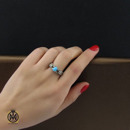 سرویس فیروزه نیشابور و مارکازیت طرح نازنین زنانه -کد 7211 - تصویر 7