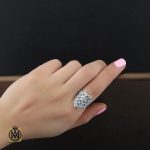 انگشتر-توپاز-زنانه-نقره سرویس توپاز زنانه نقره