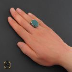 انگشتر-عقیق-سبز-مردانه (6) انگشتر عقیق سبز مردانه