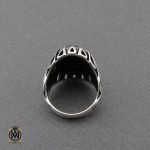 انگشتر عقیق سیاه مردانه