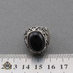 انگشتر-عقیق-سیاه-مردانه (5) انگشتر عقیق سیاه مردانه