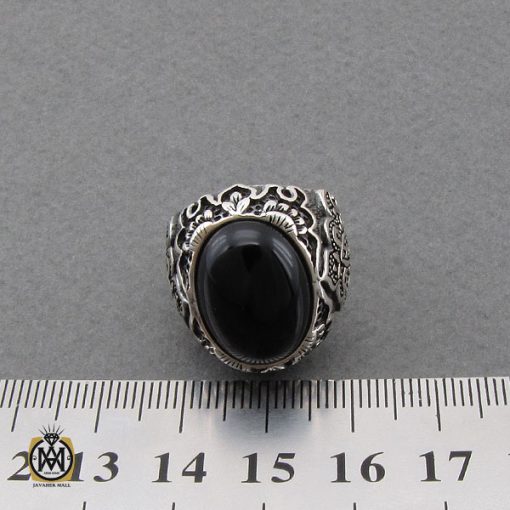 انگشتر-عقیق-سیاه-مردانه (5) انگشتر عقیق سیاه مردانه