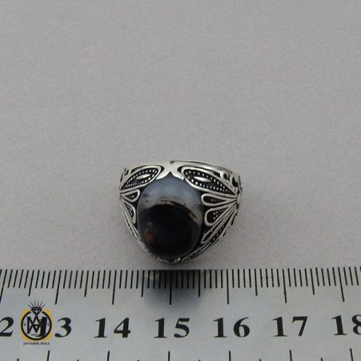انگشتر عقیق شجر مردانه- کد 10851 - تصویر 5