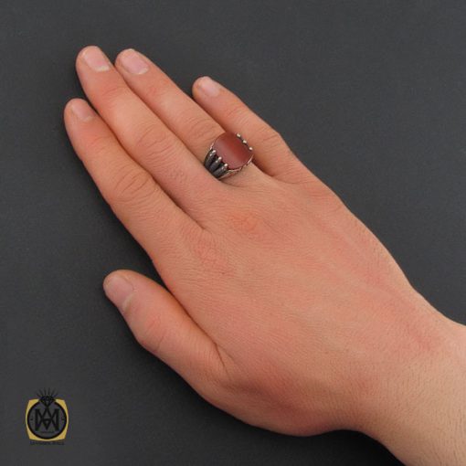 انگشتر عقیق قرمز