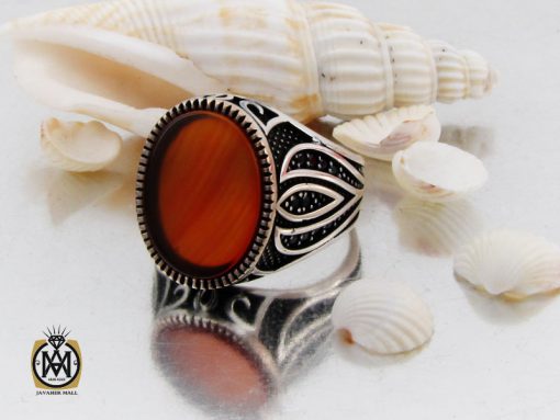 انگشتر عقیق قرمز